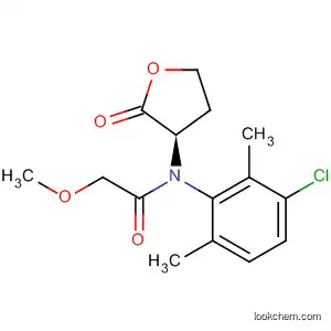 Molecular Structure of 154966-16-2 (Acetamide,
N-(3-chloro-2,6-dimethylphenyl)-2-methoxy-N-(tetrahydro-2-oxo-3-furan
yl)-, (R)-)