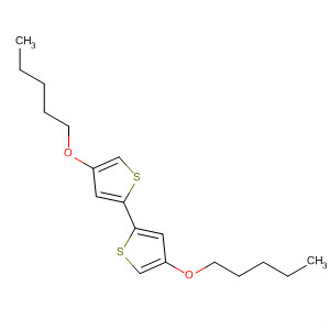 Molecular Structure of 155055-76-8 (2,2'-Bithiophene, 4,4'-bis(pentyloxy)-)