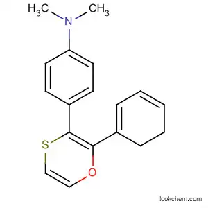 Molecular Structure of 156574-52-6 (Benzenamine, 4-(5,6-dihydro-2-phenyl-1,4-oxathiin-3-yl)-N,N-dimethyl-)