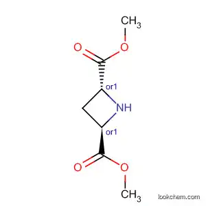Molecular Structure of 156720-59-1 (2,4-Azetidinedicarboxylic acid, dimethyl ester, (2R,4R)-rel-)