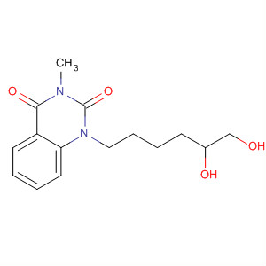 2,4(1H,3H)-Quinazolinedione, 1-(5,6-dihydroxyhexyl)-3-methyl-