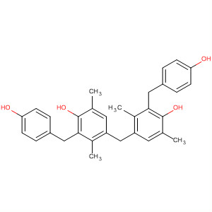 Molecular Structure of 156938-18-0 (Phenol, 4,4'-methylenebis[2-[(4-hydroxyphenyl)methyl]-3,6-dimethyl-)