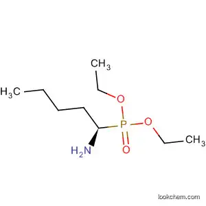 Molecular Structure of 158741-27-6 (Phosphonic acid, (1-aminopentyl)-, diethyl ester, (R)-)