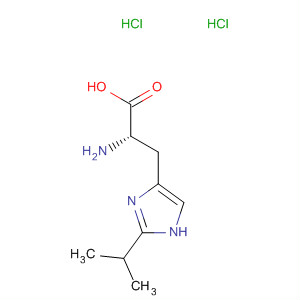 Molecular Structure of 159933-80-9 (L-Histidine, 2-(1-methylethyl)-, dihydrochloride)