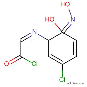Molecular Structure of 160513-86-0 (Benzeneethanimidoyl chloride, 4-chloro-N-hydroxy-a-(hydroxyimino)-,
(Z,E)-)