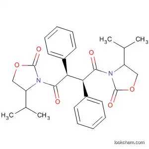 2-Oxazolidinone,
3,3'-[(2R,3R)-1,4-dioxo-2,3-diphenyl-1,4-butanediyl]bis[4-(1-methylethyl
)-, (4S,4'S)-