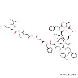 Molecular Structure of 161889-45-8 (L-Threoninamide,
L-alanyl-L-lysyl-L-cysteinylglycylglycylglycyl-D-phenylalanyl-L-phenylalanyl-L
-tyrosyl-D-tryptophyl-L-lysyl-L-threonyl-L-phenylalanyl-)