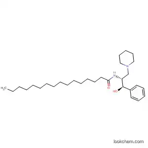 Molecular Structure of 163042-26-0 (Hexadecanamide,
N-[(1R,2R)-2-hydroxy-2-phenyl-1-(1-piperidinylmethyl)ethyl]-)