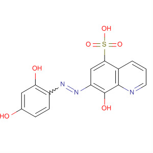 Molecular Structure of 163188-55-4 (5-Quinolinesulfonic acid, 7-[(2,4-dihydroxyphenyl)azo]-8-hydroxy-)