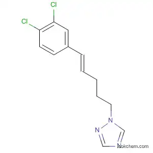 Molecular Structure of 163191-16-0 (1H-1,2,4-Triazole, 1-[5-(3,4-dichlorophenyl)-4-pentenyl]-, (E)-)
