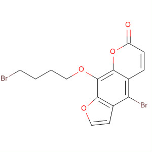 7H-Furo[3,2-g][1]benzopyran-7-one, 4-bromo-9-(4-bromobutoxy)-