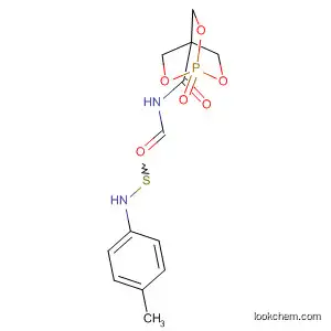 Molecular Structure of 164401-37-0 (2,6,7-Trioxa-1-phosphabicyclo[2.2.2]octane-4-carboxamide,
N-[[(4-methylphenyl)amino]thioxomethyl]-, 1-oxide)