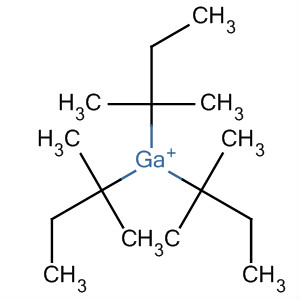 Molecular Structure of 166331-93-7 (Gallium, tris(1,1-dimethylpropyl)-)