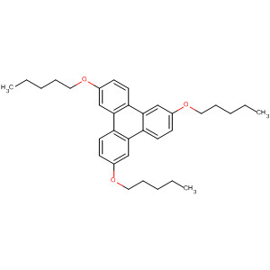 Molecular Structure of 166332-35-0 (Triphenylene, 2,6,10-tris(pentyloxy)-)
