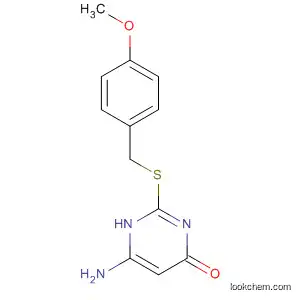 Molecular Structure of 166751-38-8 (6-amino-2-[(4-methoxybenzyl)sulfanyl]-4-pyrimidinol)