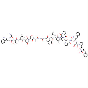 Molecular Structure of 167028-68-4 (L-Phenylalaninamide,
glycyl-L-tryptophyl-L-threonyl-L-leucyl-L-asparaginyl-L-seryl-L-alanylglycyl-L
-tyrosyl-L-leucyl-L-leucylglycyl-L-prolyl-L-prolyl-L-prolylglycyl-L-phenylalanyl-
L-seryl-L-prolyl-)