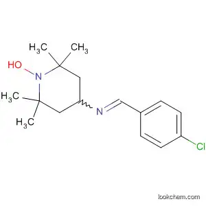Molecular Structure of 167171-23-5 (1-Piperidinyloxy,
4-[[(4-chlorophenyl)methylene]amino]-2,2,6,6-tetramethyl-)