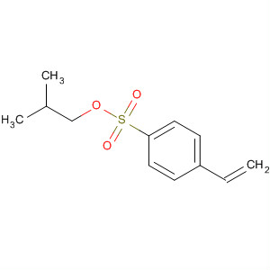 Molecular Structure of 16737-00-1 (Benzenesulfonic acid, 4-ethenyl-, 2-methylpropyl ester)