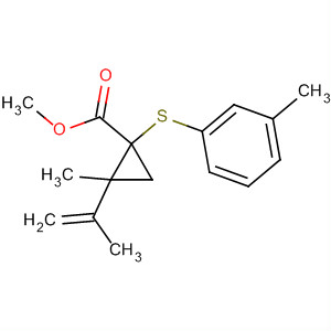 Cyclopropanecarboxylic acid, 2-methyl-2-(1-methylethenyl)-1-[(3-methylphenyl)thio]-, methyl ester, cis-