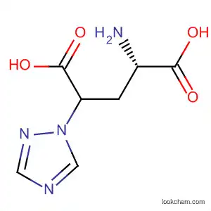 Molecular Structure of 170012-48-3 (Glutamic acid, 4-(1H-1,2,4-triazol-1-yl)-)
