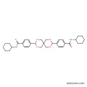 Molecular Structure of 170292-70-3 (Benzamide,
4,4'-(2,4,8,10-tetraoxaspiro[5.5]undecane-3,9-diyl)bis[N-cyclohexyl-)