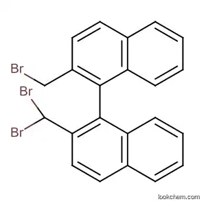 Molecular Structure of 171728-04-4 (1,1'-Binaphthalene, 2-(bromomethyl)-2'-(dibromomethyl)-)
