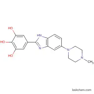 Molecular Structure of 171782-33-5 (1,2,3-Benzenetriol,
5-[5-(4-methyl-1-piperazinyl)[2,5'-bi-1H-benzimidazol]-2'-yl]-)