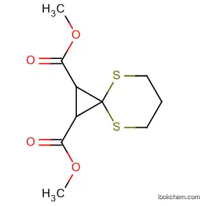 Molecular Structure of 172223-15-3 (4,8-Dithiaspiro[2.5]octane-1,2-dicarboxylic acid, dimethyl ester, trans-)