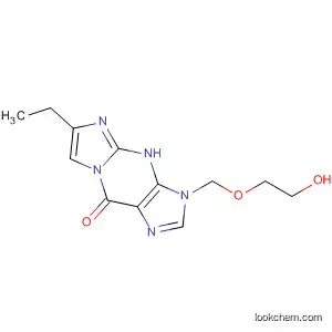 Molecular Structure of 172333-56-1 (9H-Imidazo[1,2-a]purin-9-one,
6-ethyl-3,4-dihydro-3-[(2-hydroxyethoxy)methyl]-)