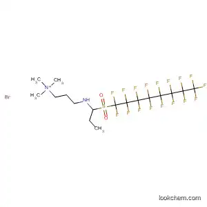 Molecular Structure of 172356-07-9 (1-Propanaminium,
3-[[(heptadecafluorooctyl)sulfonyl]propylamino]-N,N,N-trimethyl-,
bromide)