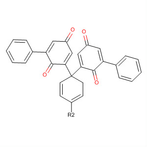 Molecular Structure of 172501-90-5 (2,5-Cyclohexadiene-1,4-dione, 2,2'-(1,4-phenylene)bis[6-phenyl-)