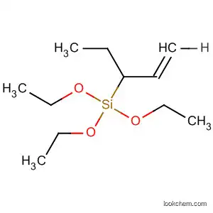 Molecular Structure of 172608-96-7 (Silane, triethoxy-3-pentenyl-, (E)-)