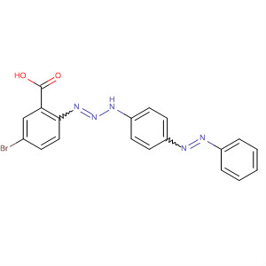 Molecular Structure of 172798-89-9 (Benzoic acid, 5-bromo-2-[3-[4-(phenylazo)phenyl]-1-triazenyl]-)