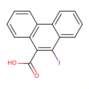 9-Phenanthrenecarboxylic acid, 10-iodo-