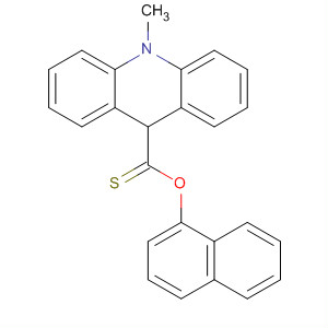 Molecular Structure of 173407-14-2 (9-Acridinecarbothioic acid, 9,10-dihydro-10-methyl-, S-2-naphthalenyl
ester)