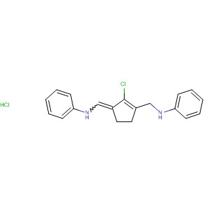 Benzenamine, N-[[2-chloro-3-[(phenylamino)methyl]-2-cyclopenten-1-ylidene]methyl]-, monohydrochloride