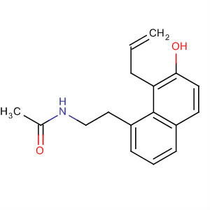 Molecular Structure of 177969-70-9 (Acetamide, N-[2-[7-hydroxy-8-(2-propenyl)-1-naphthalenyl]ethyl]-)