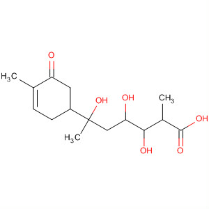 Heptanoic acid, 3,4,6-trihydroxy-2-methyl-6-(4-methyl-5-oxo-3-cyclohexen-1-yl)-