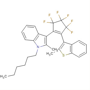 1H-Indole, 3-[3,3,4,4,5,5-hexafluoro-2-(2-methylbenzo[b]thien-3-yl)-1-cyclopenten- 1-yl]-1-hexyl-2-methyl-