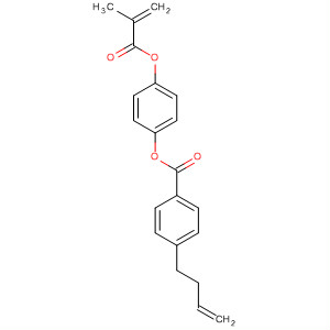 Molecular Structure of 178484-59-8 (Benzoic acid, 4-(3-butenyl)-, 4-[(2-methyl-1-oxo-2-propenyl)oxy]phenyl
ester)