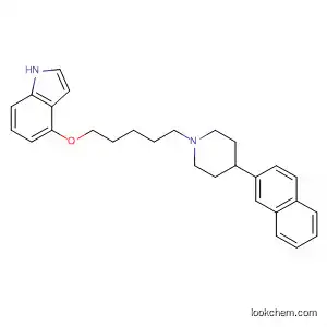 1H-Indole, 4-[[5-[4-(2-naphthalenyl)-1-piperidinyl]pentyl]oxy]-