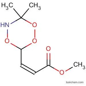 Molecular Structure of 183586-20-1 (2-Propenoic acid, 3-(dihydro-6,6-dimethyl-1,2,4,5-trioxazin-3-yl)-,
methyl ester, (Z)-)