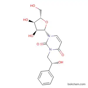 Molecular Structure of 183623-31-6 (Uridine, 3-[(2R)-2-hydroxy-2-phenylethyl]-)