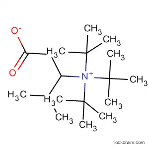 Molecular Structure of 99928-96-8 (2-Propanaminium, N,N,N-tris(1,1-dimethylethyl)-2-methyl-, acetate)