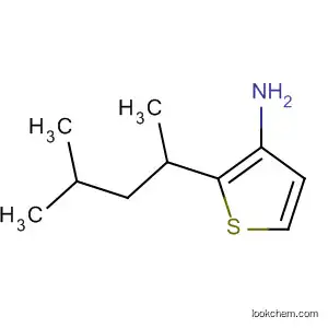 Molecular Structure of 183677-34-1 (3-Thiophenamine, 2-(1,3-dimethylbutyl)-)