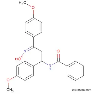 Benzamide, N-[3-(hydroxyimino)-1,3-bis(4-methoxyphenyl)propyl]-, (E)-