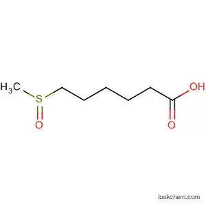 Molecular Structure of 183858-49-3 (Hexanoic acid, 6-(methylsulfinyl)-)