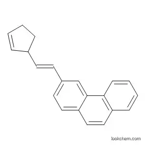 Molecular Structure of 183895-40-1 (Phenanthrene, 3-[2-(2-cyclopenten-1-yl)ethenyl]-, (E)-)