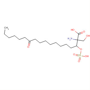Octadecanoic acid, 2-amino-2-(hydroxymethyl)-12-oxo-3-(sulfooxy)-