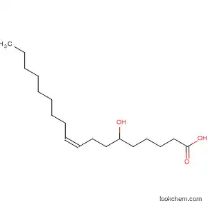 Molecular Structure of 184177-63-7 (9-Octadecenoic acid, 6-hydroxy-, (Z)-)